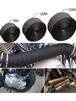 Motorcycle and Car Exhaust Pipe Anti-Scalding Cloth Banana Belt with Heat-Insulating Silencer Cotton Head Banana Belt with Fire-Proof and High-Temperature Anti-Scalding