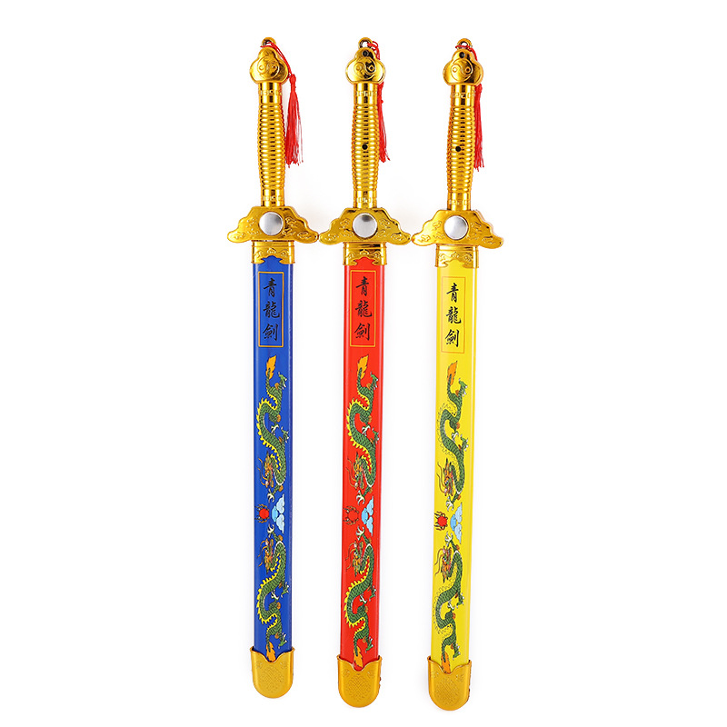 도금 플라스틱 드래곤 검