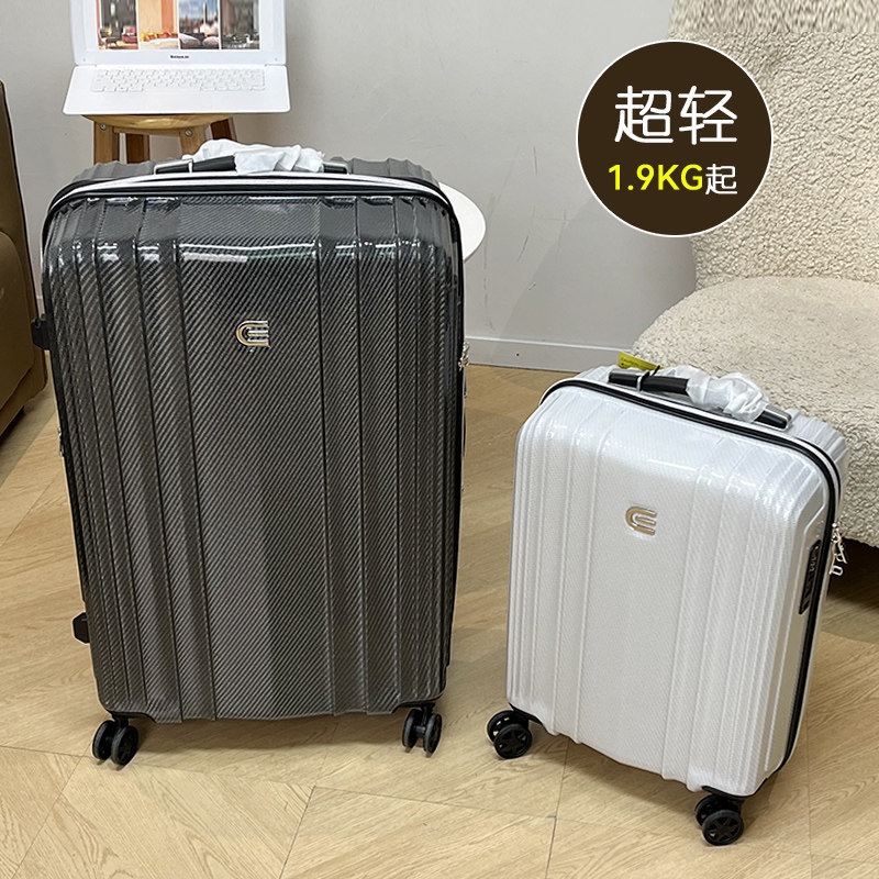 Only 1.9kg Ultra-Light 20inch Carry-On Suitcase, Stain-Resistant Luggage, Carbon Fiber Trolley Case, Silent Wheel Travel Suitcase 28 Only 1.9kg Ultra-Light 20inch Carry-On Suitcase, Stain-Resistant Luggage, Carbon Fiber Trolley Case, Silent Wheel Travel Suitcase 28
