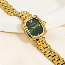 时尚爆款精致百搭气质文艺方形表盘防水女款石英机手表小众高级感