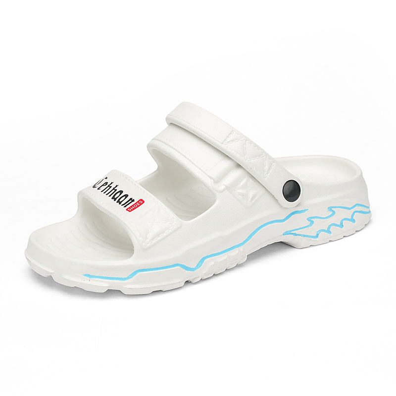 Combinación 2025 diseñador transfronterizo zapatos de dos agujeros al aire libre para hombres zapatos de playa de moda de verano zapatillas de hombre