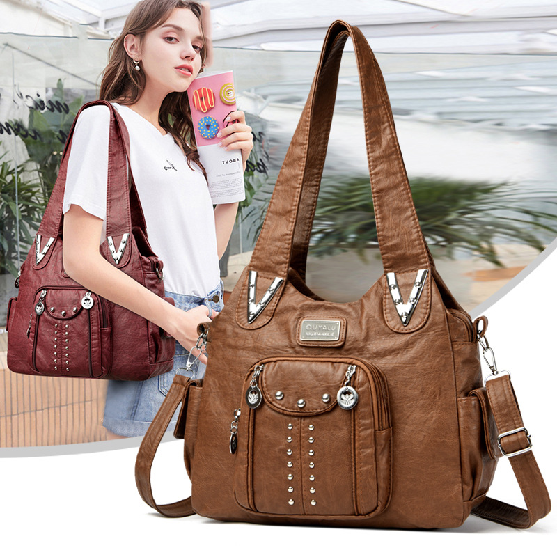 女包欧美潮流时尚单肩斜跨包跨境热卖女式手提包批发女士包包手袋