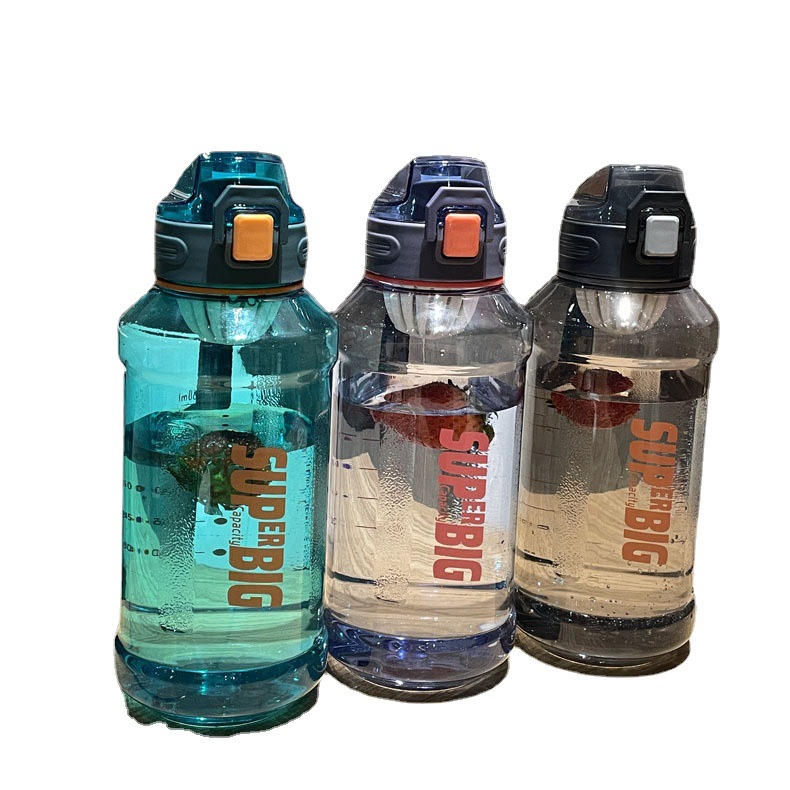 Mingtong deportes fitness plástico espacio taza de gran capacidad 1300ml portátil verano agua taza hombres hervidor botella de agua