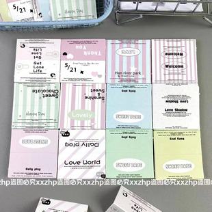 Korean-Style Ins High-End Folding Mini Card Holder Mini Idol Card Packaging Material Fan Packaging Card