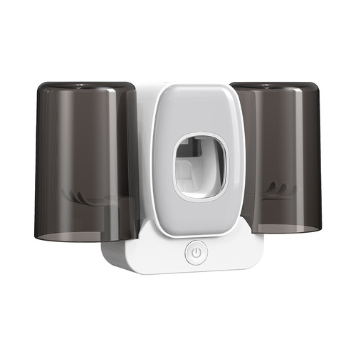 Smart Sterilizing Punch-Free Wall-Mounted Electric Toothbrush Cup Holder, Wall-Mounted Storage Rack, Mouthwash Cup & Toothbrush Sanitizer