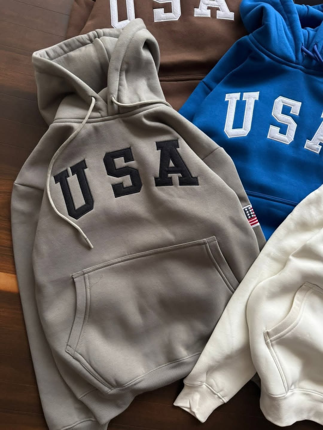 Sudadera con Capucha Unisex de Algodón Manga Larga para Otoño e Invierno