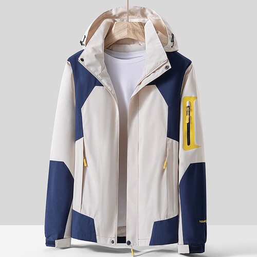 Winter and Spring Three-in-One Leisure Waterproof Windproof Jacket for Men Outdoor Couple Climbing Suit Warm and Waterproof Removable Logo for Wholesale