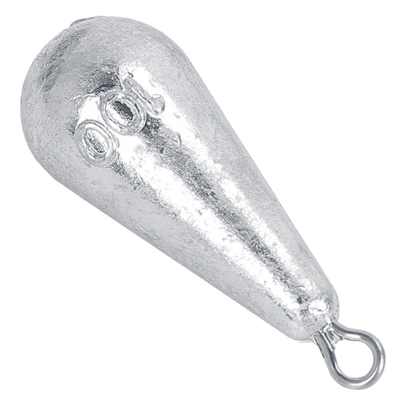 Factory wholesale foot grams of water droplets with ring lead pendant string hook lead pendant willow leaf lead pendant sea pole throwing rod fishing lead pendant lead lump