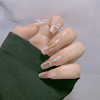 Japanese metal retro nail decoration contains rose, internet celebrity, light luxury style