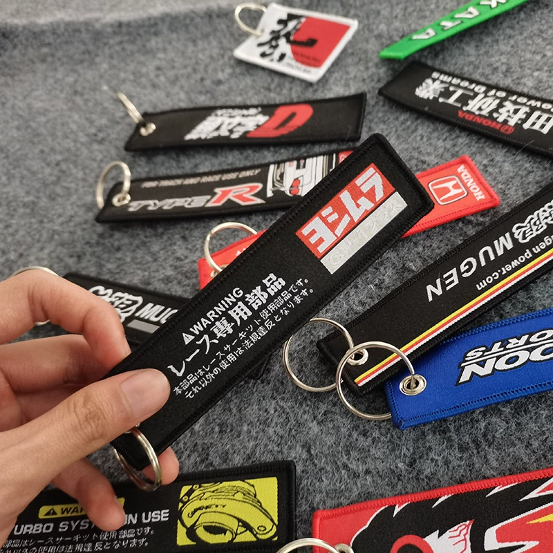 Логотип автомобиля Royal модифицированный бренд текстильная вышивка тканевый брелок кулон TRD Unlimited красный космонавт