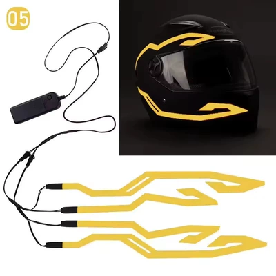 Tray Four Light Strips Helmet – Cold light sheet - yellow