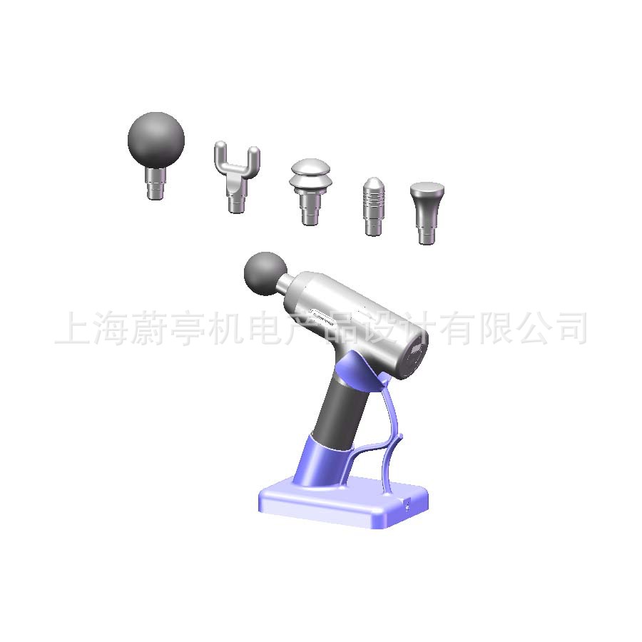 Massage Gun Industrial Design Component Design Structural Design Product Jig Mechanical Structure Improvement