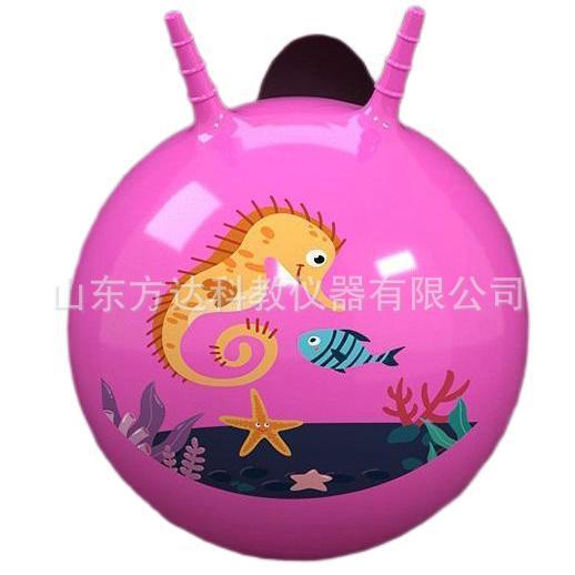 羊角球儿童感统训练器材家用弹力跳跳球幼儿园蹦蹦球运动