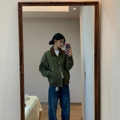 春秋小个子新款复古潮流夹克宽松拼接外套女ins休闲百搭夹克上衣