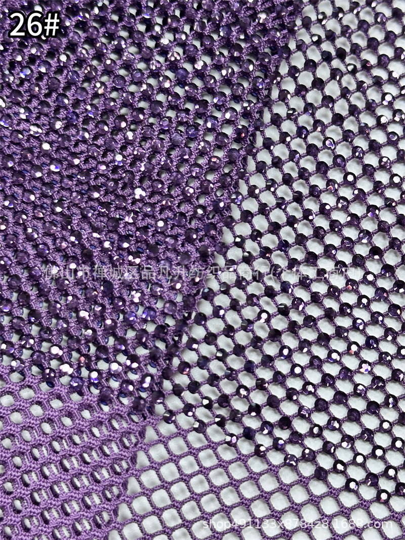 Fabricantes de tela de diamante caliente de alta densidad de 6 imitación de diamante australiano moda cena espectáculo de fiesta vestido de tela