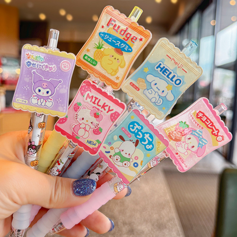 Cute cartoon creative rollerball pen with animals for students