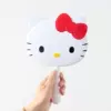 White handheld mirror