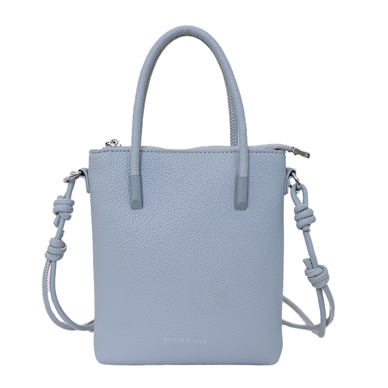 Bolsos de papas fritas de cuero suave diarios de estilo extranjero para mujeres 2026 nuevo bolso de teléfono móvil de moda simple bolso de hombro de viaje