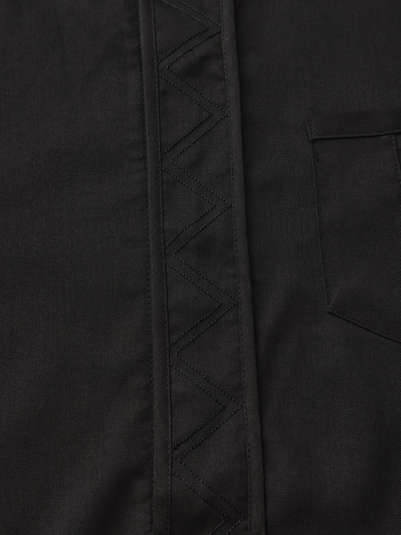 Men's Black Embroidered Thobe Arab Style Islamic Robe For Men_voghion.com