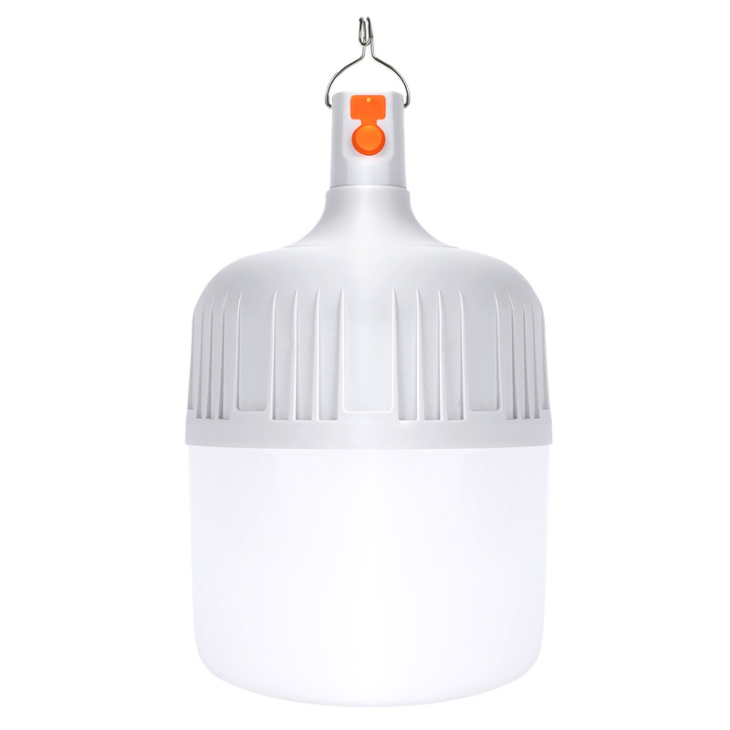 Bombilla de carga USB de almacenamiento de energía bombilla móvil inalámbrico LED puesto en el mercado nocturno puesto iluminación de emergencia para acampar al aire libre