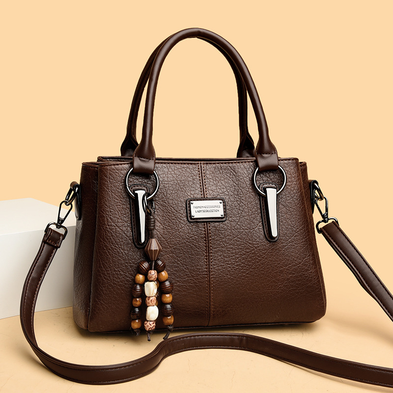 European and American cross-border minimalist 2026 new model large-capacity handbag for women, vintage commuter fashion versatile shoulder bag for women