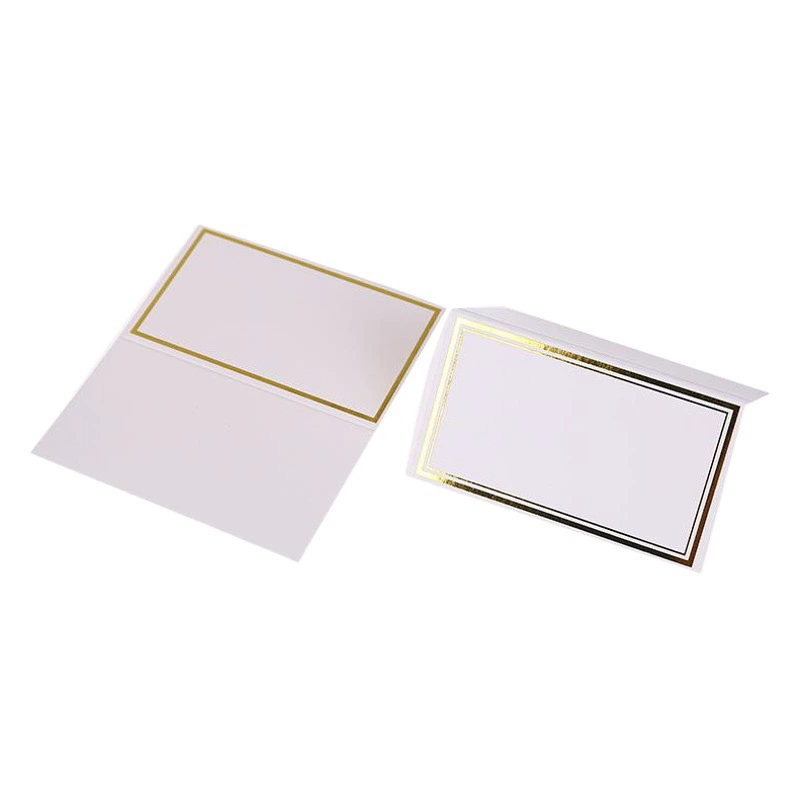 Amazon поздравительная открытка творческий простой пустой спасибо карта Бронзовый складной обеденный стол палатка послепродажное обслуживание карта оптом