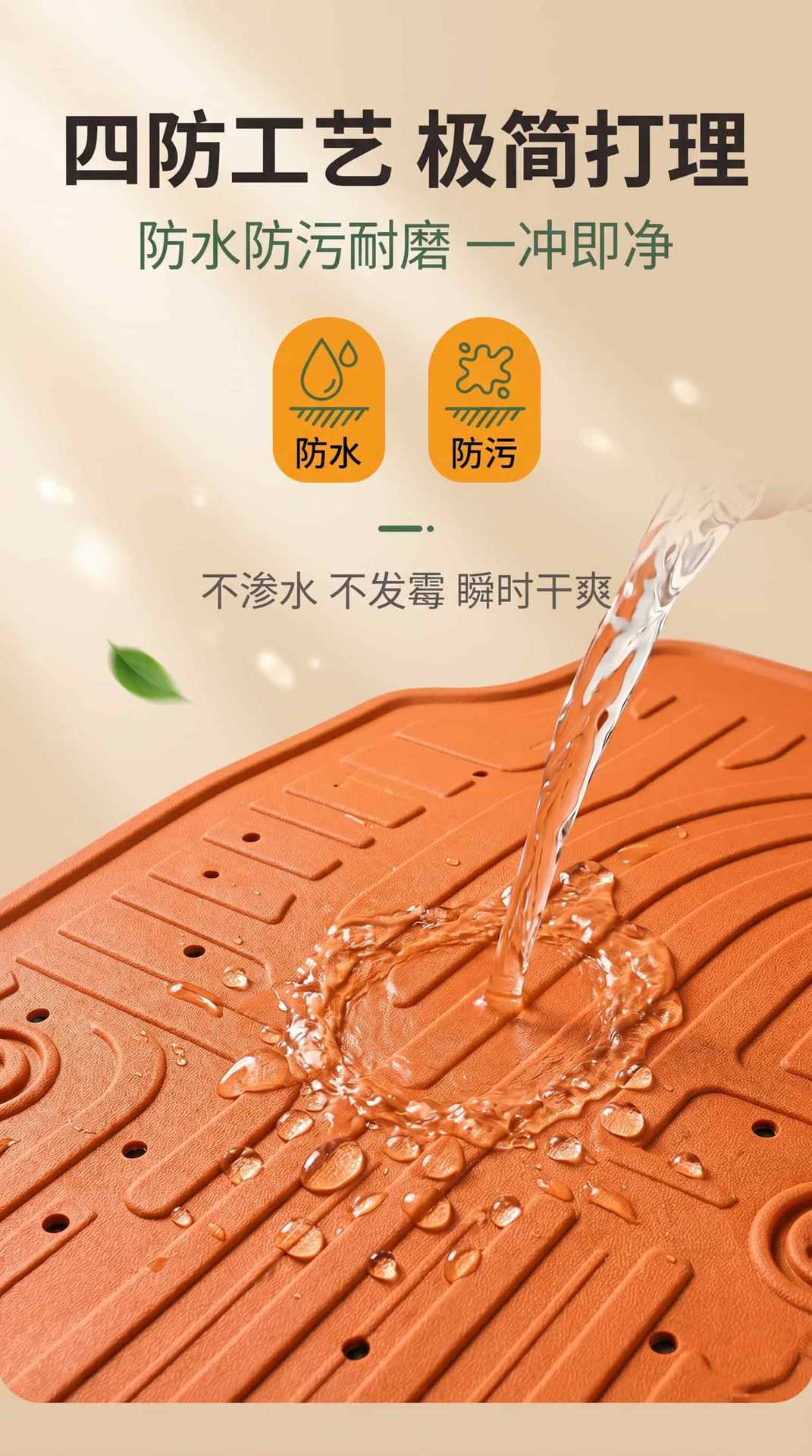 Tpe Floor Mats Specifically for the Leapmotor C10 Model, Waterproof and Dustproof Car Interior Accessories, Environmentally Friendly Tpe Floor Mats