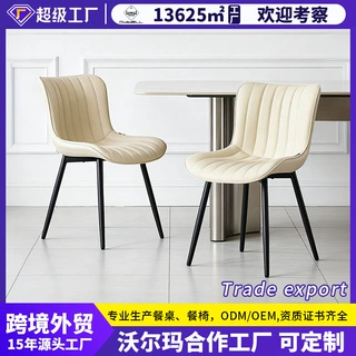 外贸跨境靠背椅 北欧酒店餐厅椅子现代简约轻奢餐椅dining chairs