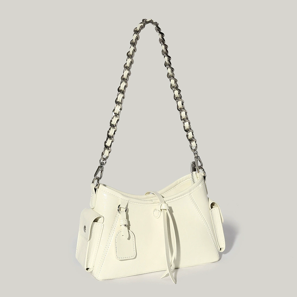One-Shoulder Phone Bag, Capacious Summer Shoulder Bag, Chain Strap, 2 Colors