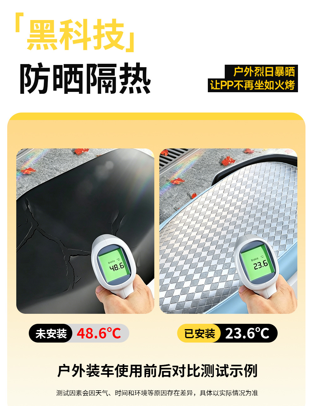 Electric Vehicle Seat Cover Waterproof Sun Protection Heat Insulation Universal Scooter Seat Cushion Cover