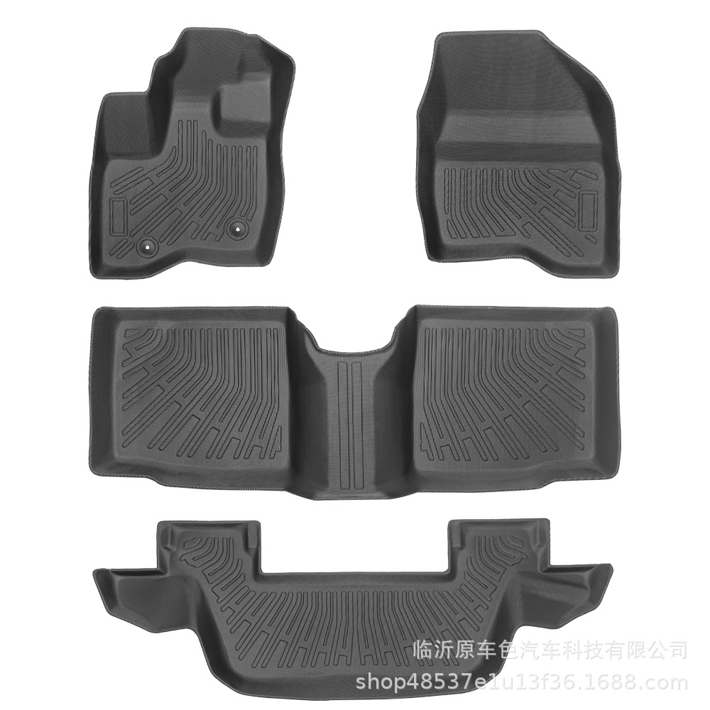 Para Ford Explorer 2011 - 2014 3D todo el tiempo TPE cojín de piso