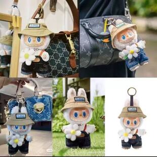 labubu����������Ұ�ڼ����zë�q����17cm���ޒ���Y����ż