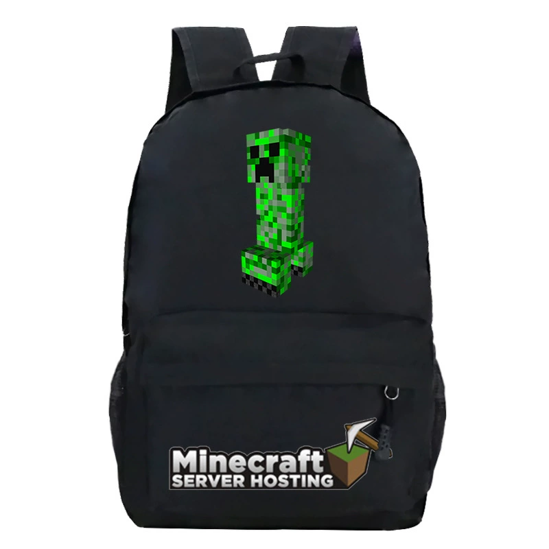 Детский рюкзак-плечевая сумка (Minecraft), принтая школьная сумка, один размер, легкий 0.311 кг