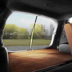 車のテールゲート防蚊 SUV トランク磁気吸引装置通気性サンシェードスクリーン防蚊車のテール防蚊ネット