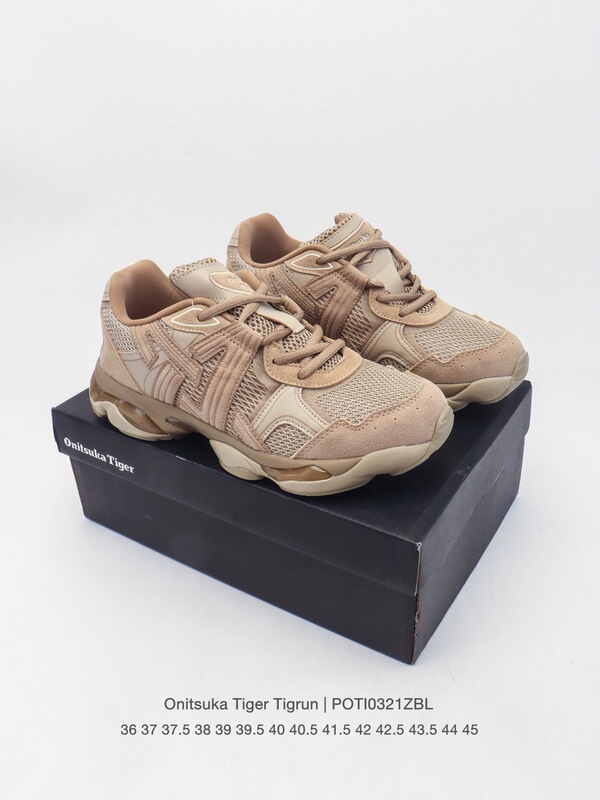 Onitsuka New Retro Casual Sports Running Shoes Thick-Soled Height-Increasing Dad Shoes for Men and Women Running Shoes
