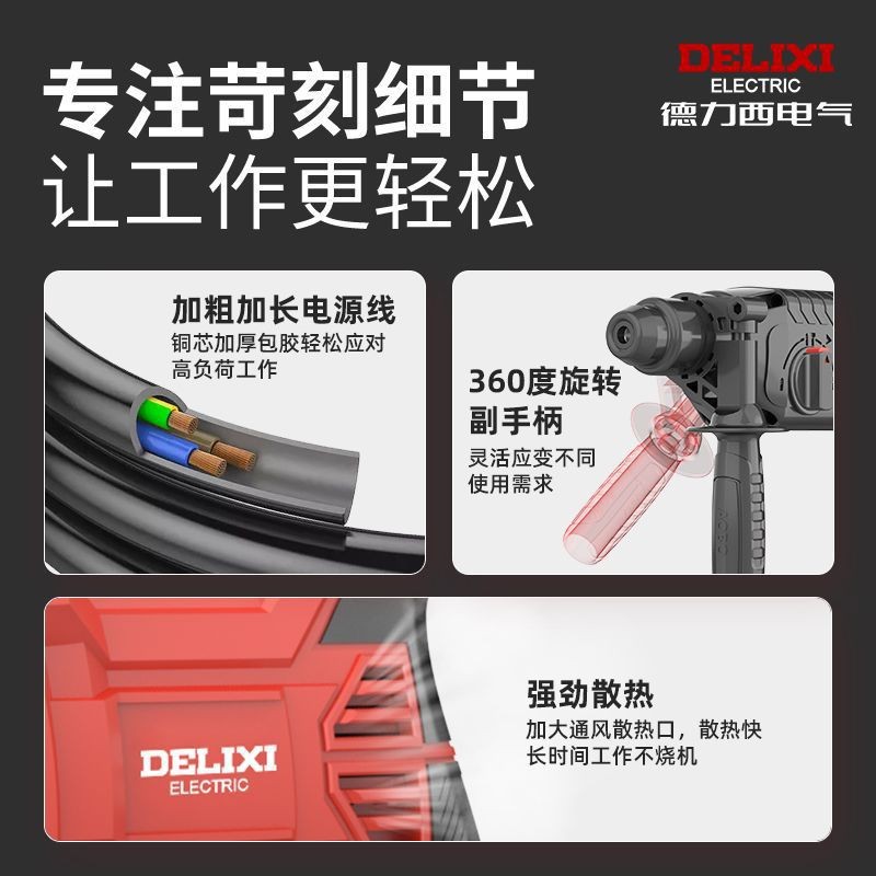Перфоратор Delixi 710W стандарт