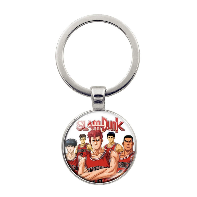Брелок Slam Dunk Time Gem, аниме-ключ, персонажи Сакураги/Ханнада/Рукава/Каэдэ, автомобильный кулон