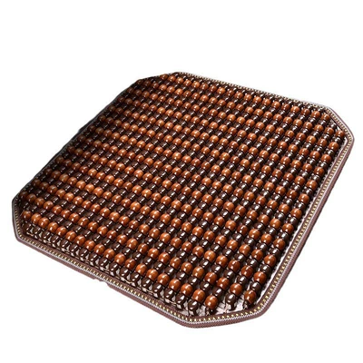 Cool pad: Summer Wooden Bead Square Cushion
