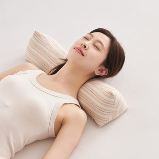✅ Cervical Spine Pillow Buckwheat Pillow Home Sleeping Triangle Removable Cervical Spine Support Sleep Hard