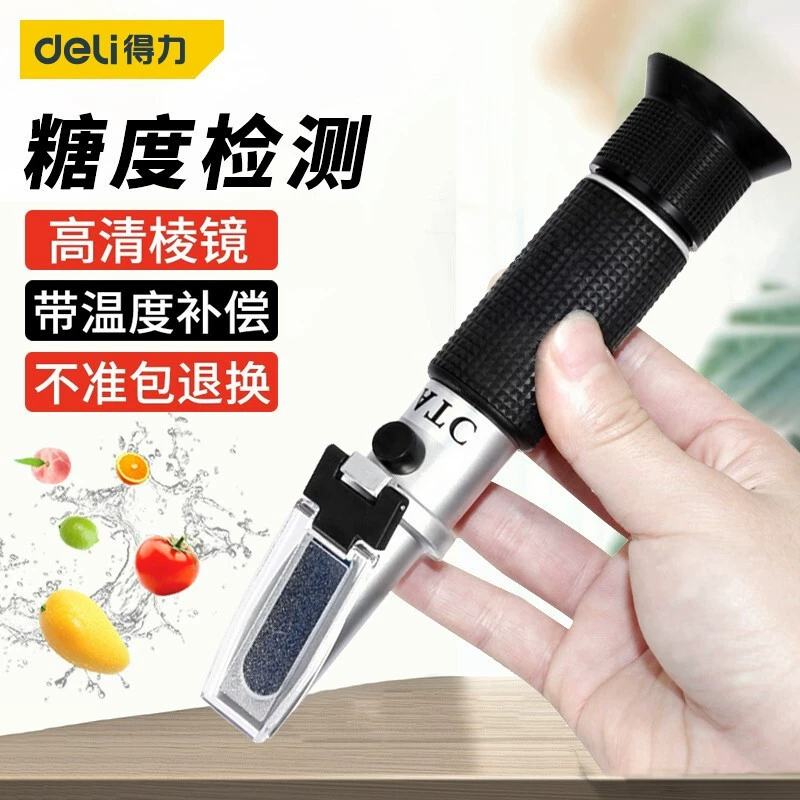 Деликатетер сахара DL339101 ручной сахаромер фруктовый сладость измеритель 0-32% Brix