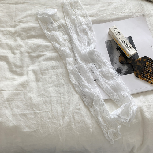 Sun protection sleeves for women, sweet, thin, lace, breathable and comfortable, anti-UV sun protection gloves, fashionable and versatile