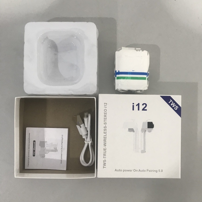 華強北新型i 12クロスボーダーtws無線bluetoothイヤホン5.0タッチスポーツbluetoothステレオイヤホン|undefined