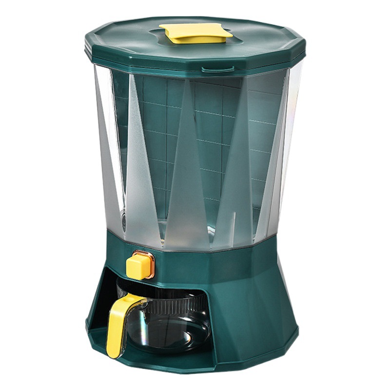 Cocina hogar clasificación arroz cubo arroz olla grano tanque de almacenamiento sellado giratorio rejilla arroz cubo a prueba de humedad a prueba de insectos