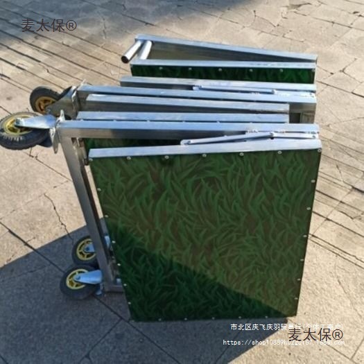 折叠推车带轮摆摊夜市可折叠收纳拆装多功能地摊服装承重铁麦太保