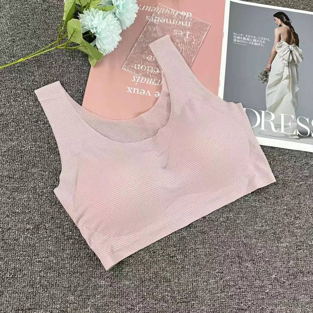 Nuevo cinturón de hombro ancho sin marcas, chaleco de alta calidad, bra de yoga, ropa interior deportiva, mujer