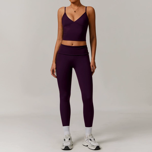 8998 vest + 8998 small pants grape purple