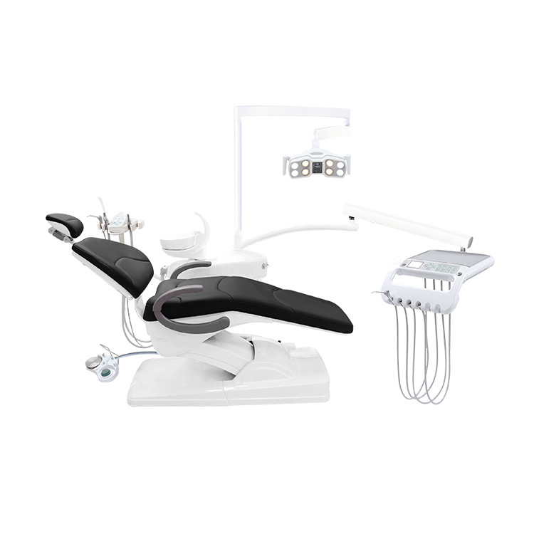 Silla dental Dental integral máquina dental cama dental instrumento terapéutico plantación oral lámpara integrada equipo oral fábrica al por mayor