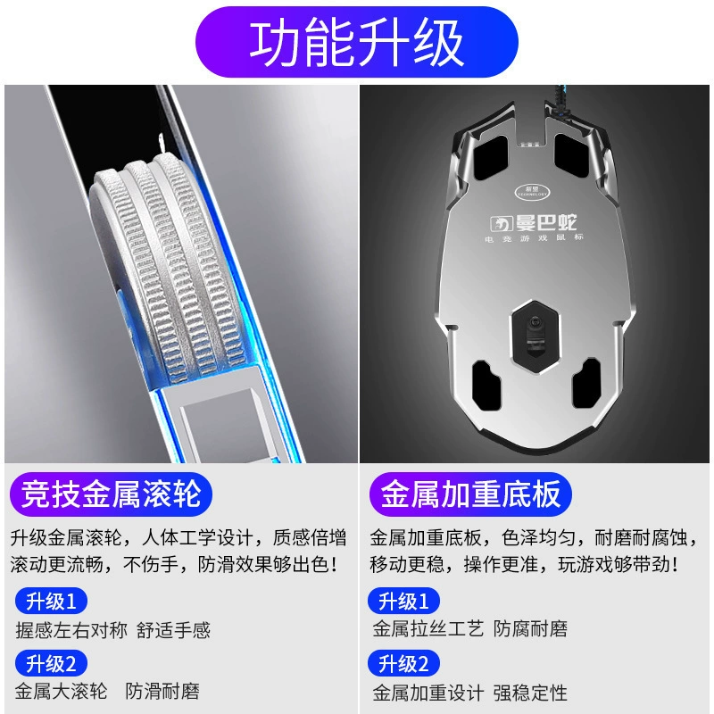 Gaming mechanical mouse, ebay, LAZADA