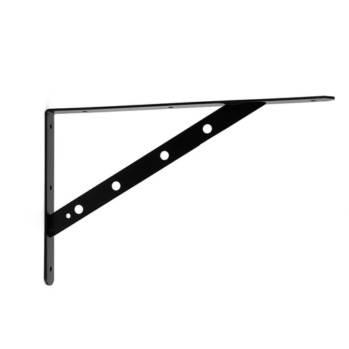 Black triangular bracket wall rack bracket support fixed partition load-bearing right-angle tripod iron support bracket