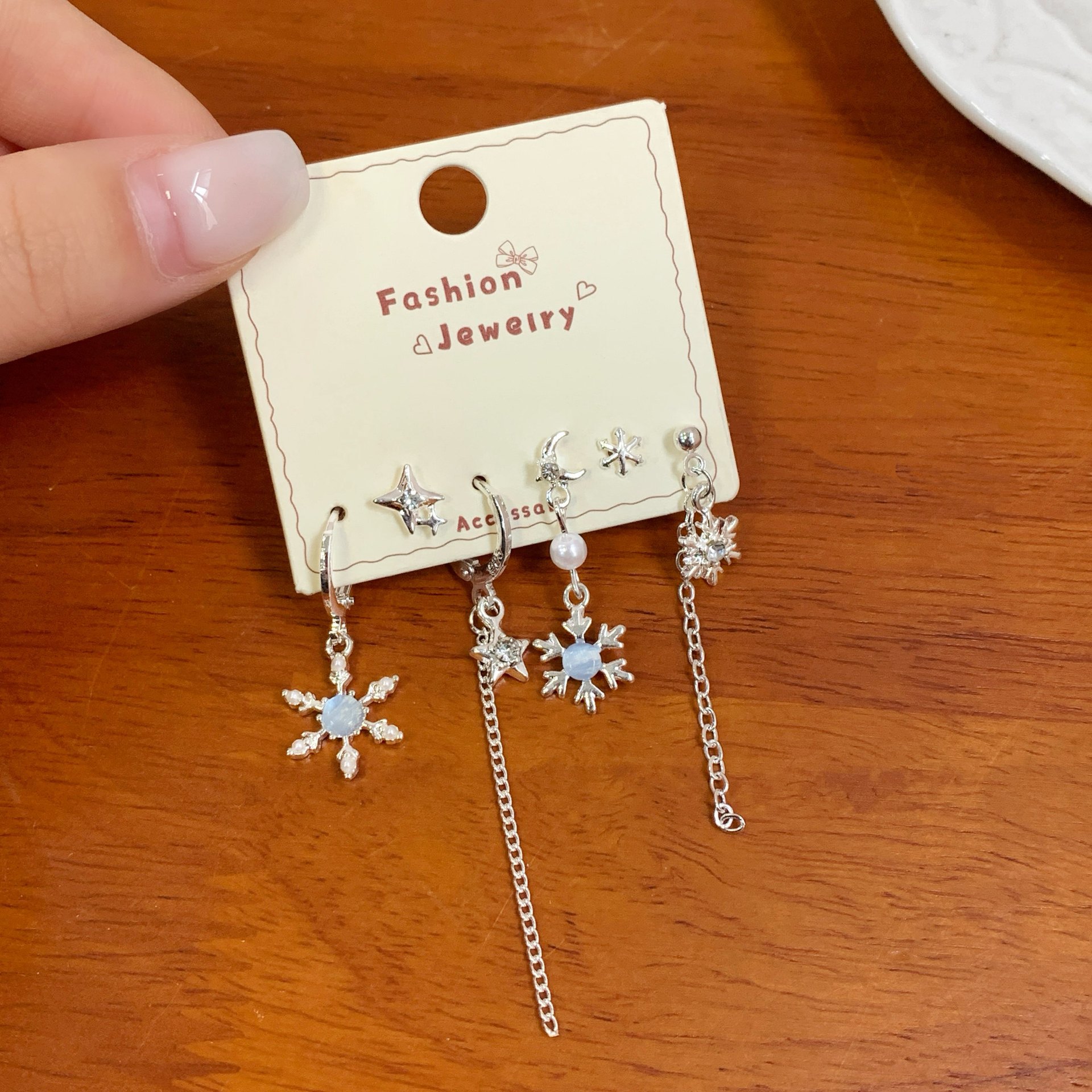 MCA4 눈꽃 캣아이 [이어버클 스타일]